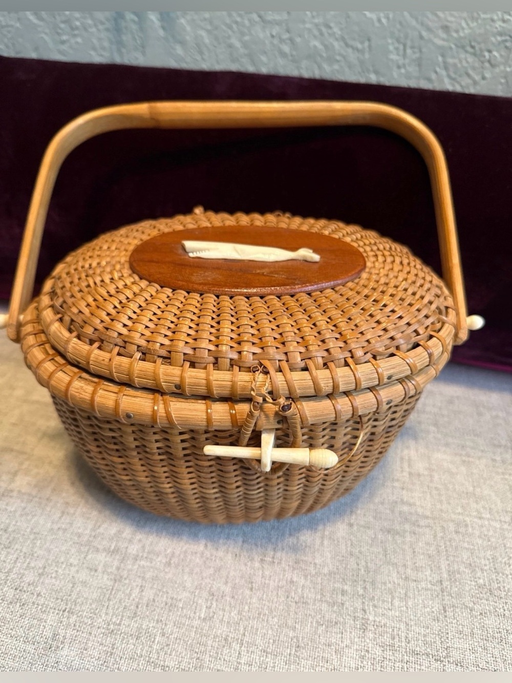 Nantucket Basket, c1988 unique and collectible Handbag or basket